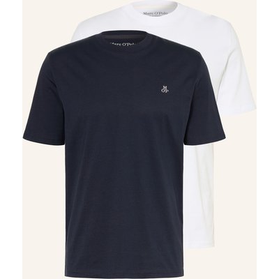 Marc O'polo 2er-Pack T-Shirts blau