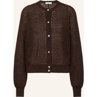 Ba&Sh Strickjacke Isolar Mit Alpaka Und Mohair braun