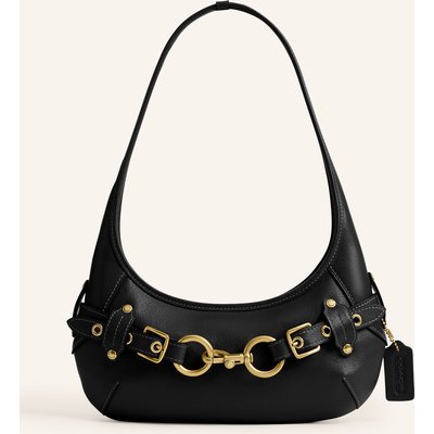 Coach Schultertasche schwarz