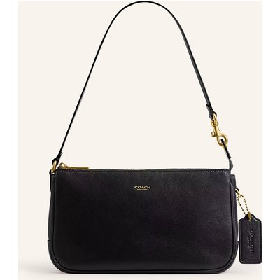 Coach Schultertasche Plaza schwarz