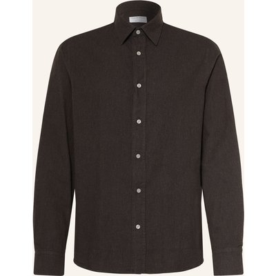 Tiger Of Sweden Flanellhemd Bjorn Relaxed Fit braun