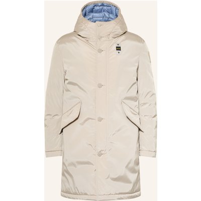 Blauer Mantel Faywood grau
