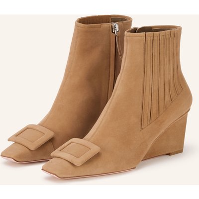 Roger Vivier Stiefeletten Belle Vivier braun