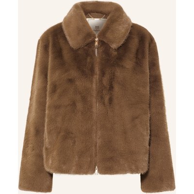 Mabrun Kunstfell-Jacke Freya beige