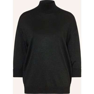 Dorothee Schumacher Pullover Shimmering Merino Mit 3/4-Arm schwarz