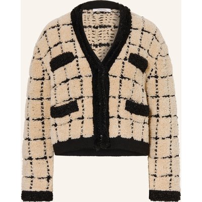 Dorothee Schumacher Strickjacke Timeless Chic Mit Alpaka Und Glitzergarn beige
