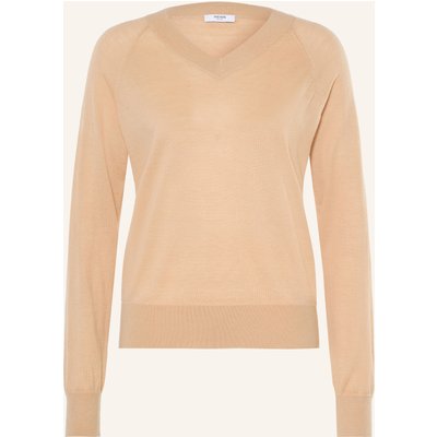 Reiss Pullover Paris Aus Merinowolle braun