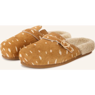 Ancient Greek Sandals Pantoletten Vasilitsa braun