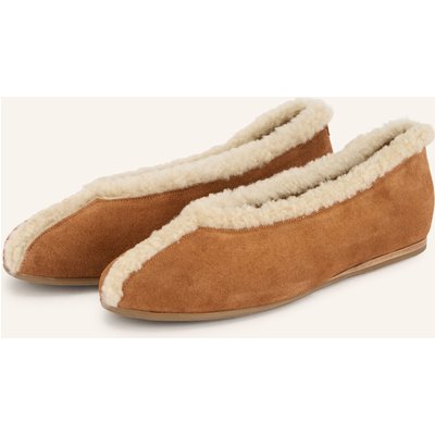 Ancient Greek Sandals Ballerinas Aeropi braun