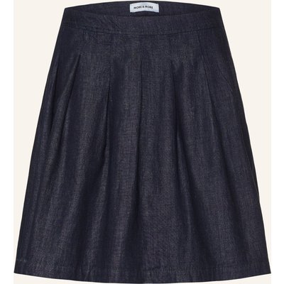 More & More Jeansrock blau