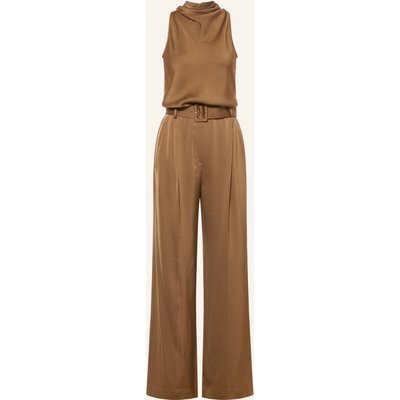 Reiss Jumpsuit Erica Aus Satin gruen