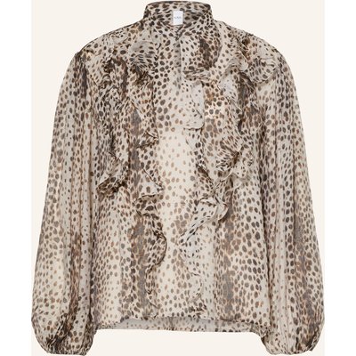 Y.A.S. Blusenshirt Mit Volants grau