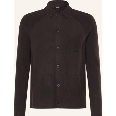 Reiss Strickjacke Fitzwilliam braun