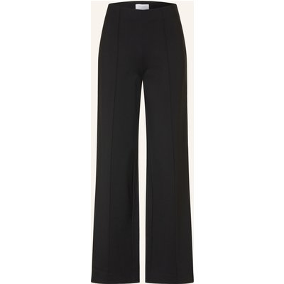 Hobbs Marlenehose Prim Aus Jersey schwarz