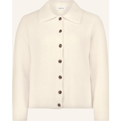 Cartoon Strickjacke weiss