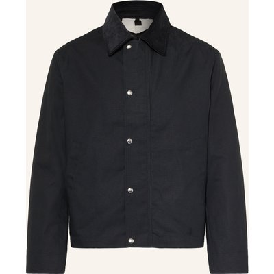 Arket Jacke Im Materialmix schwarz