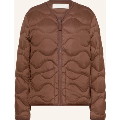 Arket Lightweight-Daunenjacke braun