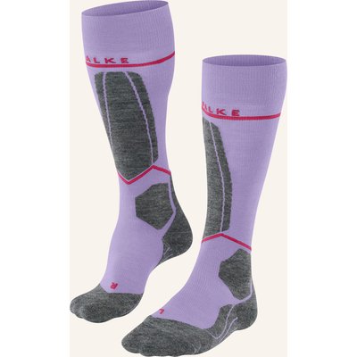 Falke Skisocken sk4 Compression Light Mit Merinowolle lila