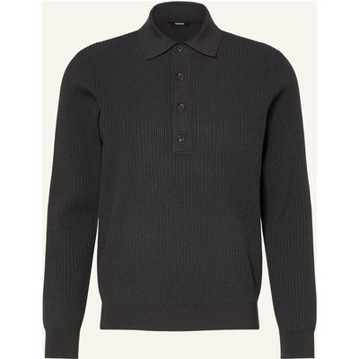 Reiss Strick-Poloshirt gruen