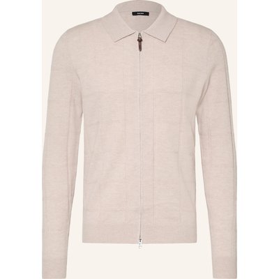 Reiss Strickjacke Martindale beige