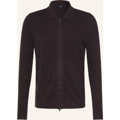 Reiss Strickjacke Martindale braun