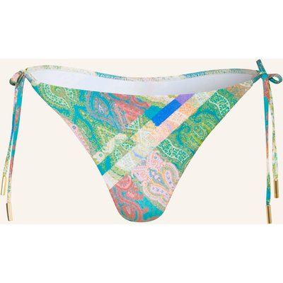 Maryan Mehlhorn Triangel-Bikini-Hose Jacquard blau
