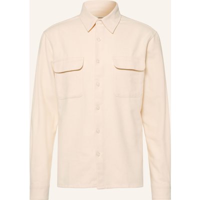 Sandro Flanellhemd Regular Fit beige