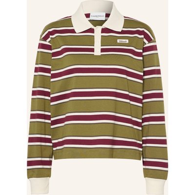 Claudie Pierlot Jersey-Poloshirt gruen