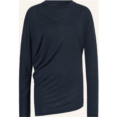 Super.Natural Funktionsshirt Yoga Loose Mit Merinowolle blau