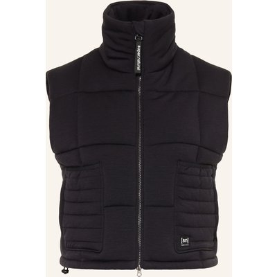 Super.Natural Steppweste Puffy schwarz