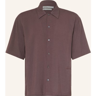 Allsaints Kurzarm-Hemd Archer Comfort Fit lila