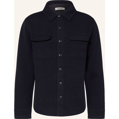 Sandro Strick-Overjacket blau