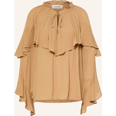 Ba&Sh Blusenshirt Betty Mit Volants braun