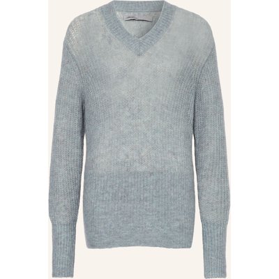 Allsaints Pullover Mabel Mit Alpaka blau