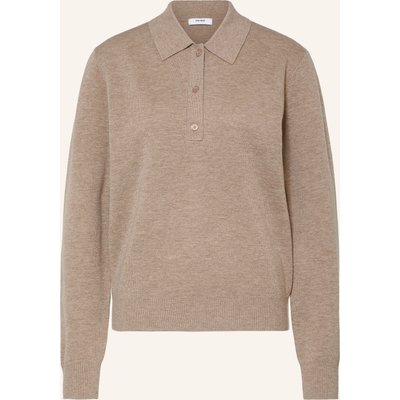 Reiss Strick-Poloshirt Brooke Aus Merinowolle beige