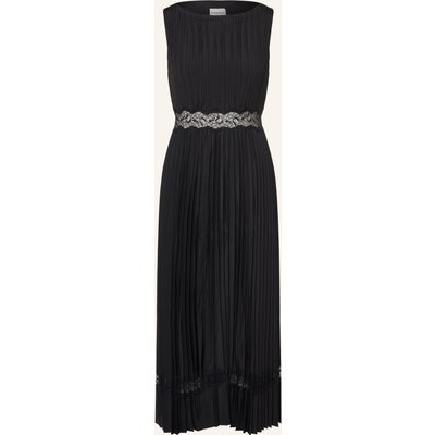Claudie Pierlot Kleid Mit Plissees Und Spitze schwarz