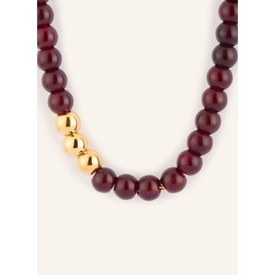 Vanessa Baroni Halskette Mini Beads rot