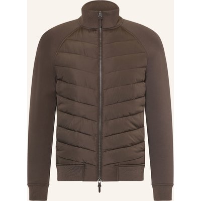 Reiss Blouson Calvorn Im Materialmix braun