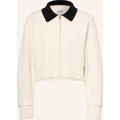 Sandro Strickjacke weiss