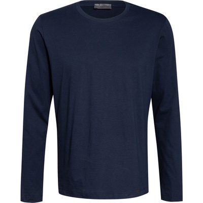 Hanro Schlafshirt Living blau