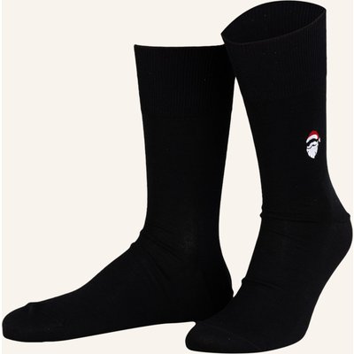 Falke Socken Airport Santa Claus Mit Merinowolle schwarz