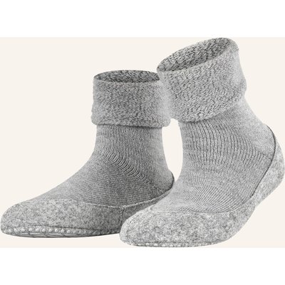 Falke Stoppersocken Cosyshoe Aus Merinowolle silber