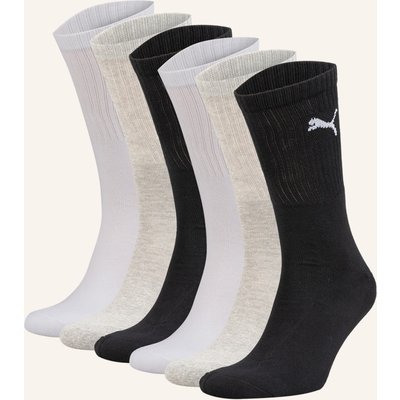 Puma 6er-Pack Strümpfe grau