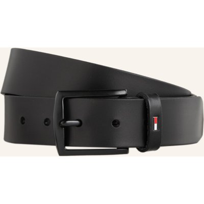 Tommy Hilfiger Ledergürtel Denton Matte schwarz