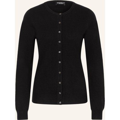 Repeat Strickjacke Aus Cashmere schwarz