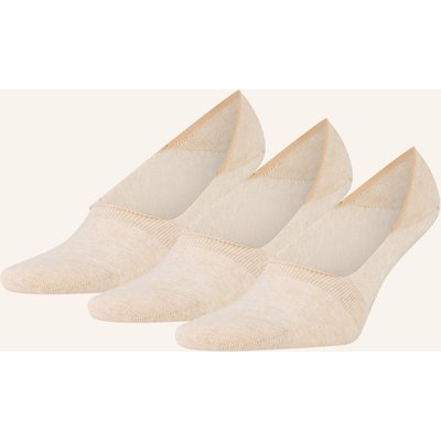 Falke 3er-Pack Füßlinge Step beige