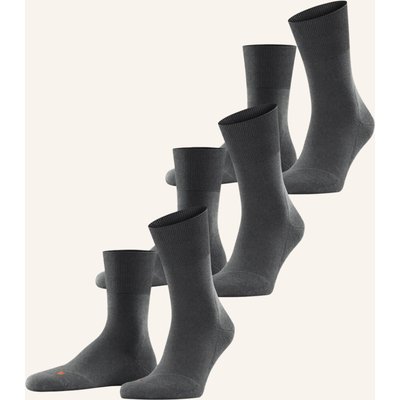 Falke 3er-Pack Socken Run braun
