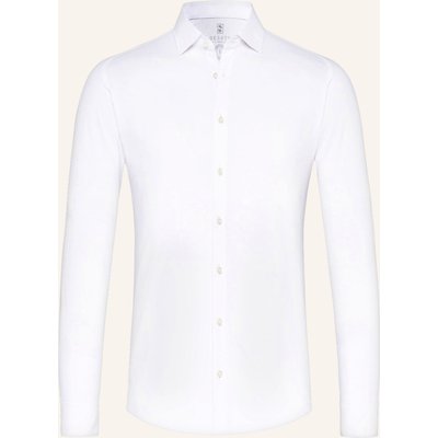 Desoto Jerseyhemd Slim Fit weiss