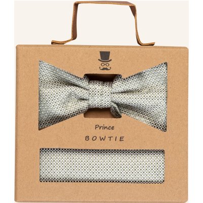Prince Bowtie Set: Fliege Und Einstecktuch gruen