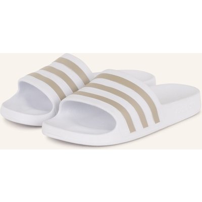 Adidas Pantoletten Adilette Aqua weiss